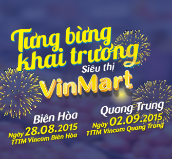 VINMART ĐỒNG LOẠT KHAI TRƯƠNG 2 SIÊU THỊ MỚI